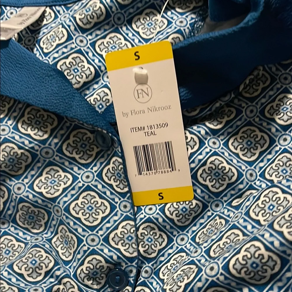 Flora Nikrooz Women's Satin Trim Notch Collar PJ Set - Picture 6 of 7